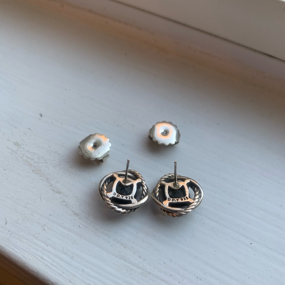 David Yurman Black Onyx Earrings